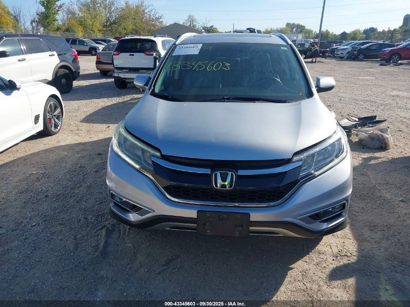 2016 Honda Cr-V Ex-L VIN: 5J6RM4H74GL074111 Lot: 43345603