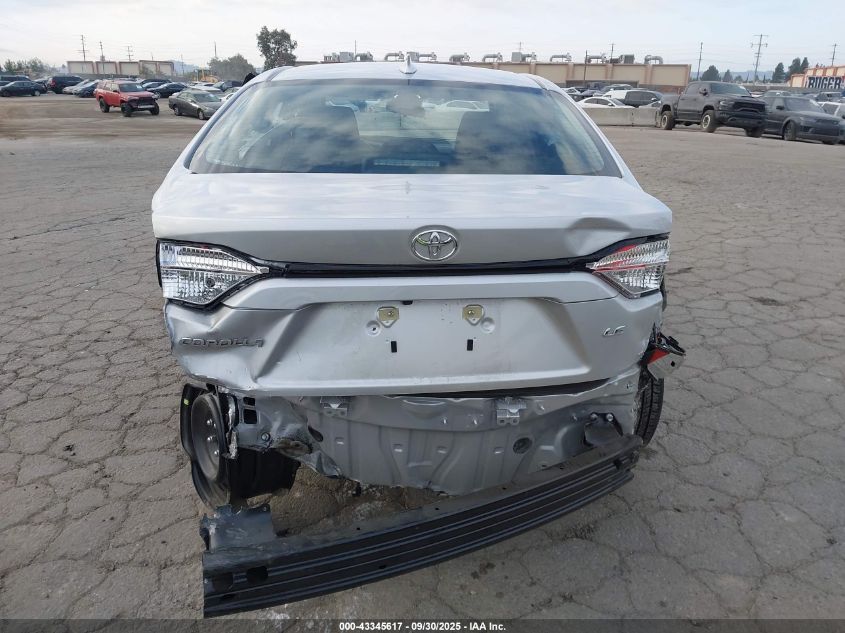 2025 Toyota Corolla Le VIN: 5YFB4MDE9SP344381 Lot: 43345617