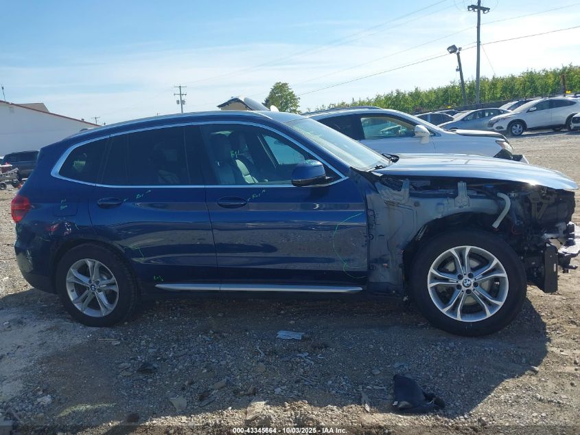 2019 BMW X3 xDrive30I VIN: 5UXTR9C54KLE11869 Lot: 43345664