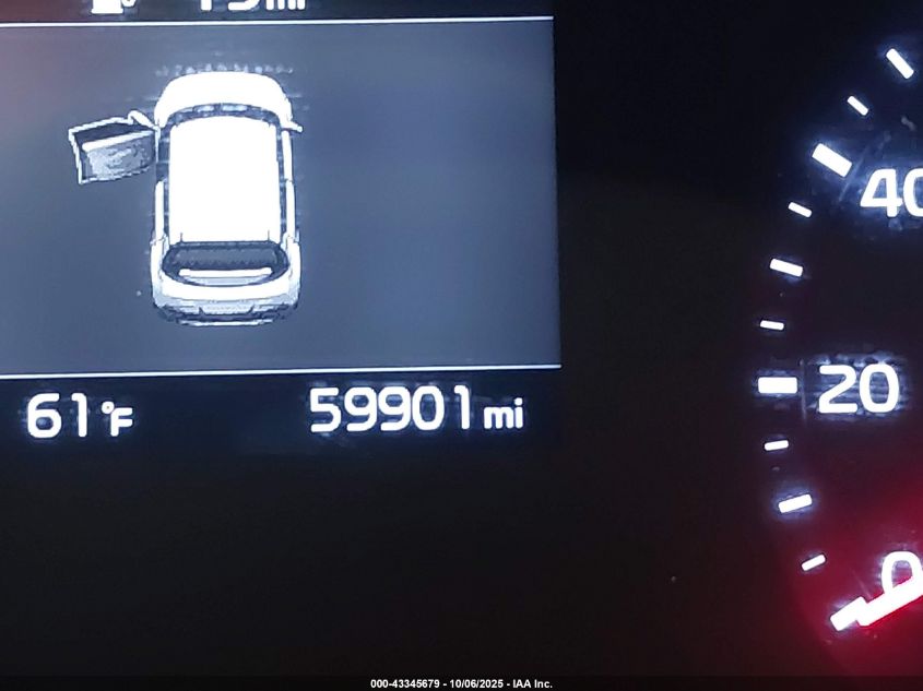 2020 Kia Soul Ex VIN: KNDJ33AU4L7122595 Lot: 43345679