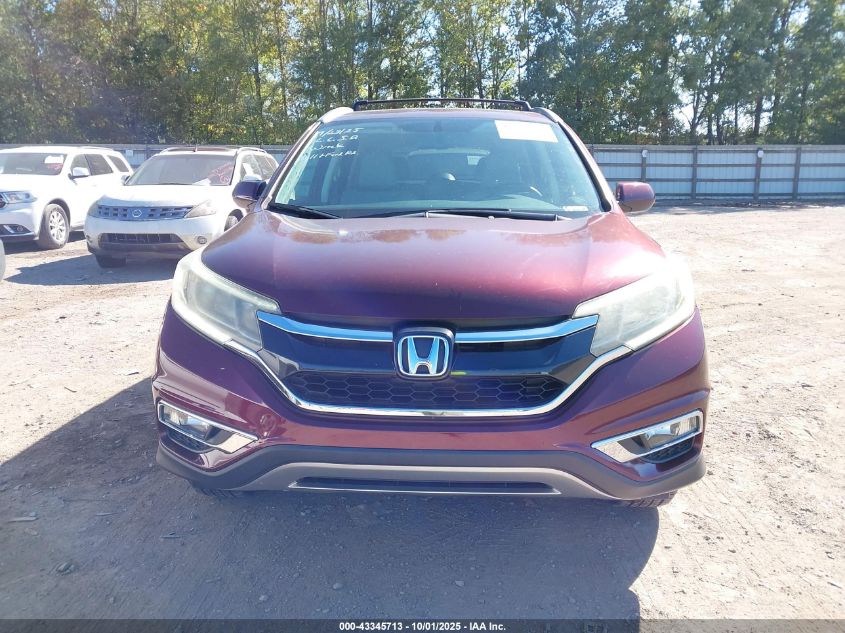 2015 Honda Cr-V Ex-L VIN: 2HKRM4H75FH651706 Lot: 43345713