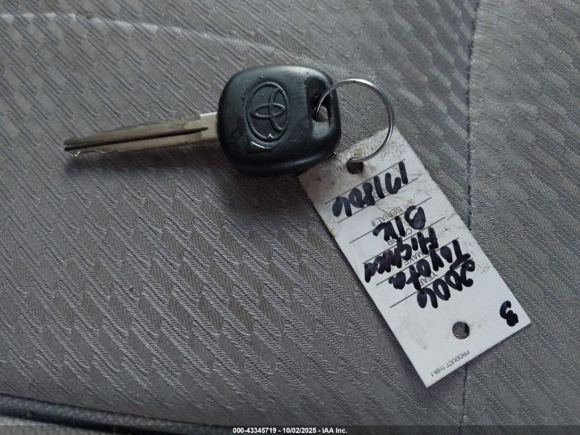 2006 Toyota Highlander V6 VIN: JTEHP21A260186503 Lot: 43345719