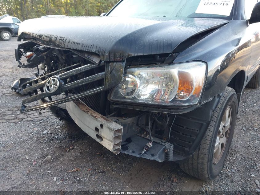 2006 Toyota Highlander V6 VIN: JTEHP21A260186503 Lot: 43345719