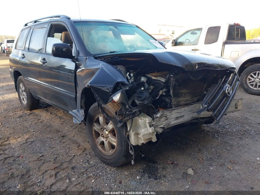 2006 Toyota Highlander V6 VIN: JTEHP21A260186503 Lot: 43345719