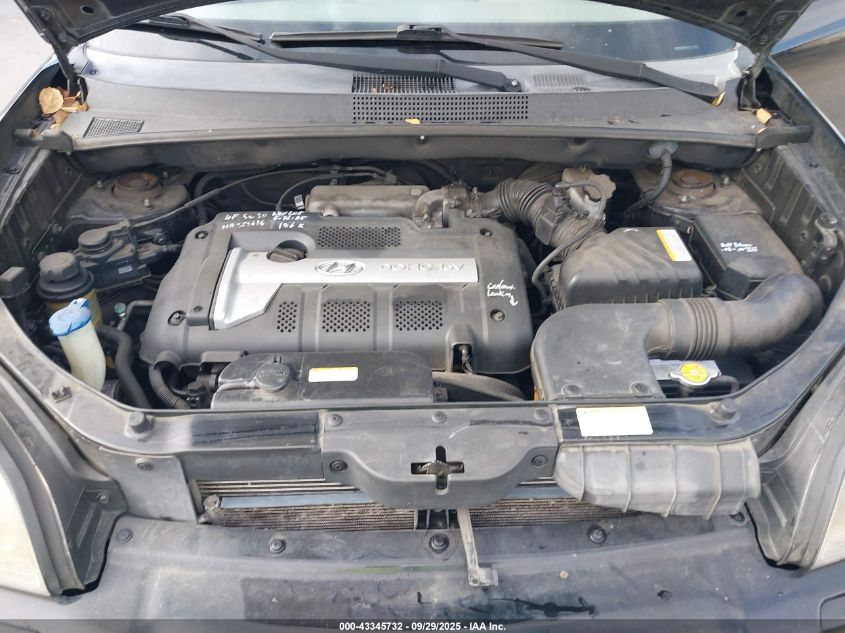 2006 Hyundai Tucson Gl VIN: KM8JM12B26U252732 Lot: 43345732