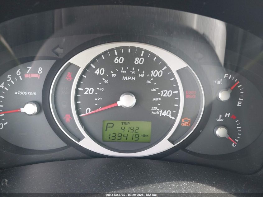 2006 Hyundai Tucson Gl VIN: KM8JM12B26U252732 Lot: 43345732