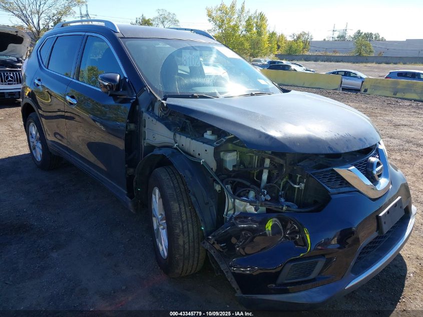 2015 Nissan Rogue Sv VIN: KNMAT2MV4FP570466 Lot: 43345779