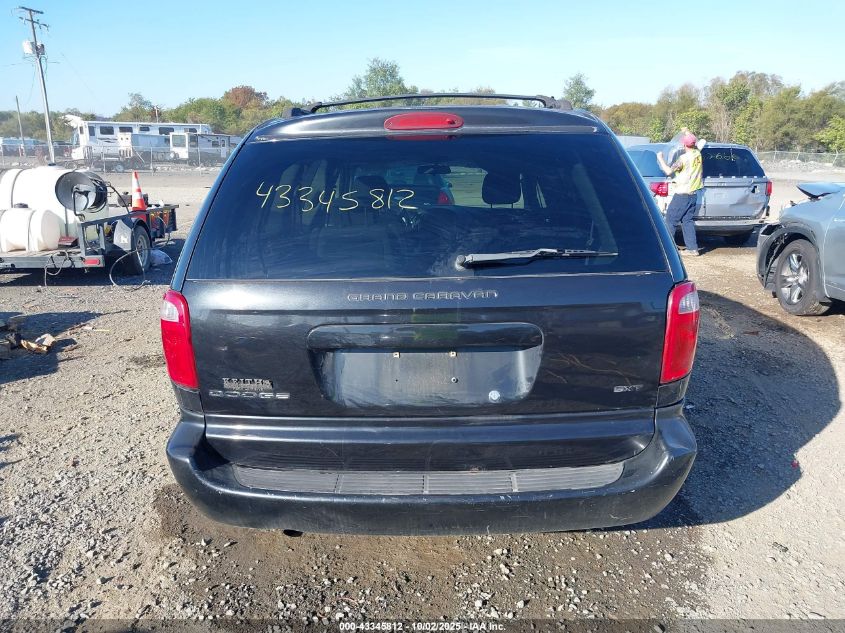 2007 Dodge Grand Caravan Sxt VIN: 2D4GP44L57R306765 Lot: 43345812