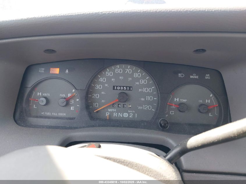 1999 Mercury Grand Marquis VIN: 2MEEM74W2XX727269 Lot: 43345816