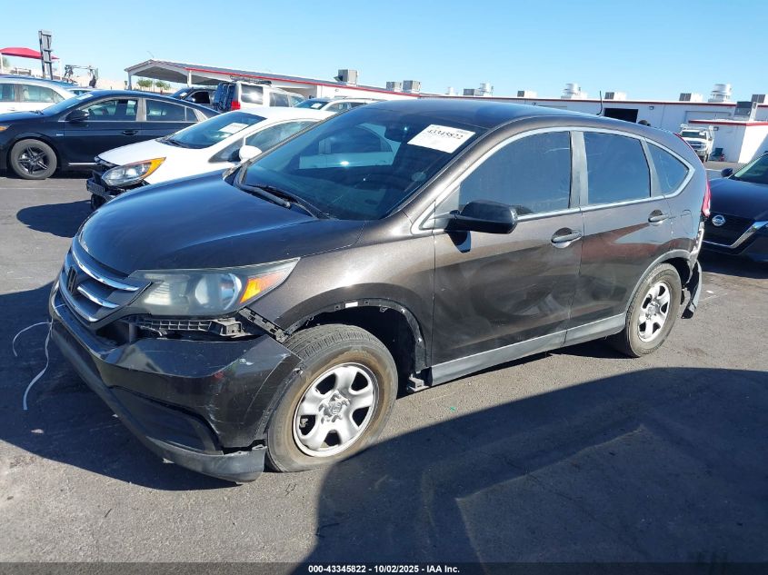 2014 Honda Cr-V Lx VIN: 5J6RM3H37EL013470 Lot: 43345822