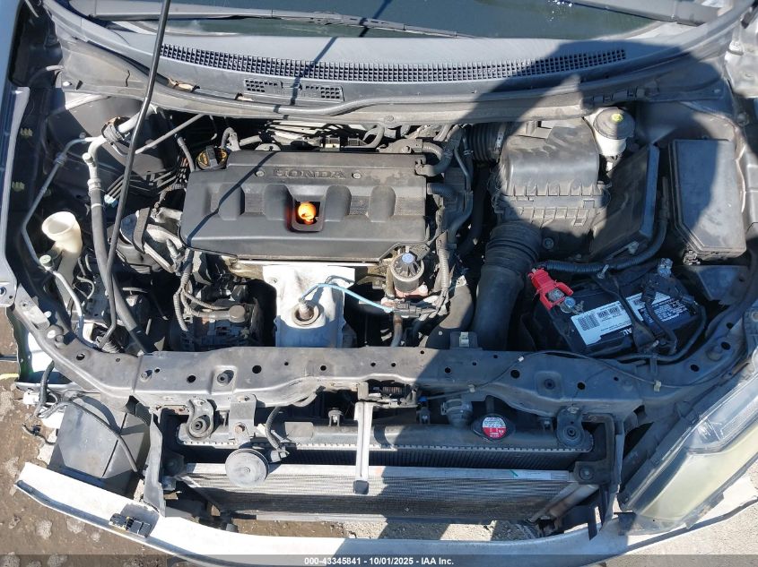 2012 Honda Civic Lx VIN: 19XFB2F57CE015240 Lot: 43345841