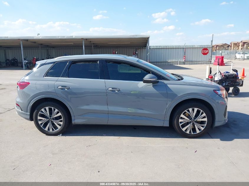 2023 Audi Q4 E-Tron Premium Plus 40 Rwd VIN: WA1BCBFZ5PP009239 Lot: 43345874