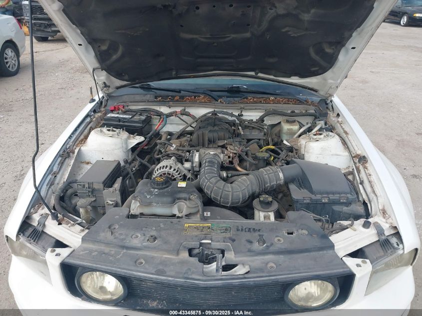 2006 Ford Mustang V6 VIN: 1ZVFT80N065187258 Lot: 43345875