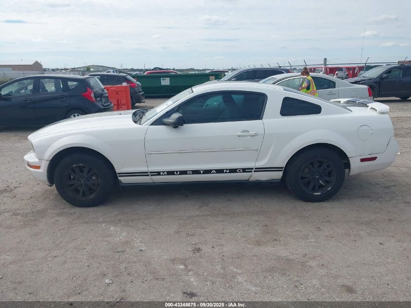 2006 Ford Mustang V6 VIN: 1ZVFT80N065187258 Lot: 43345875