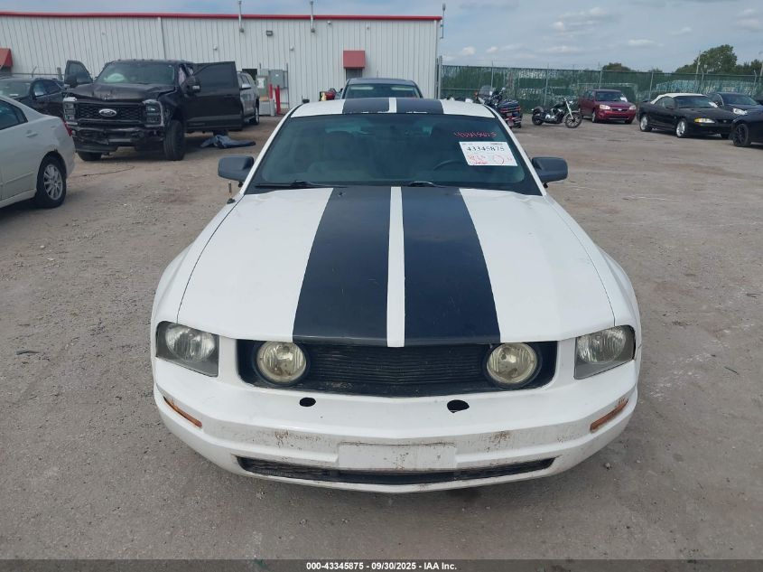 2006 Ford Mustang V6 VIN: 1ZVFT80N065187258 Lot: 43345875