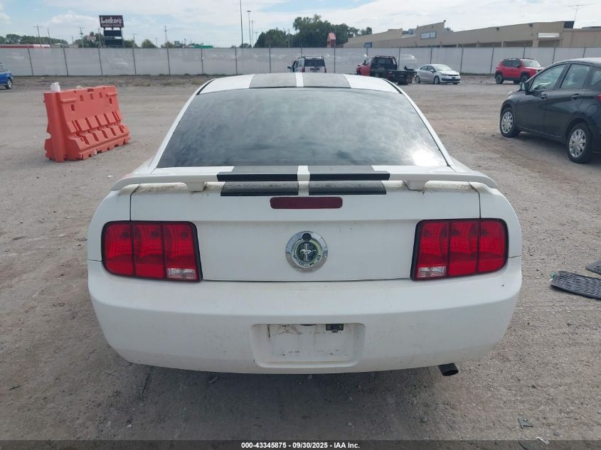 2006 Ford Mustang V6 VIN: 1ZVFT80N065187258 Lot: 43345875