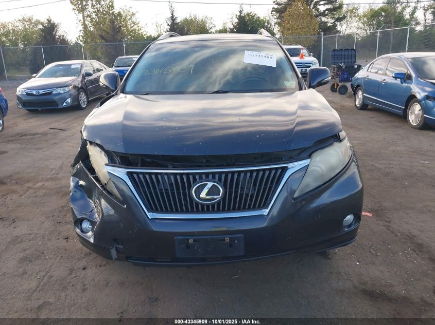 2010 Lexus Rx 350 VIN: 2T2BK1BA0AC056702 Lot: 43345909