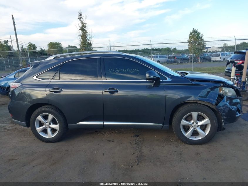 2010 Lexus Rx 350 VIN: 2T2BK1BA0AC056702 Lot: 43345909