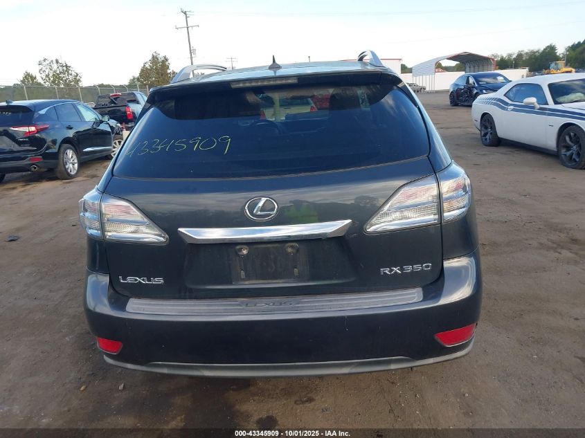 2010 Lexus Rx 350 VIN: 2T2BK1BA0AC056702 Lot: 43345909
