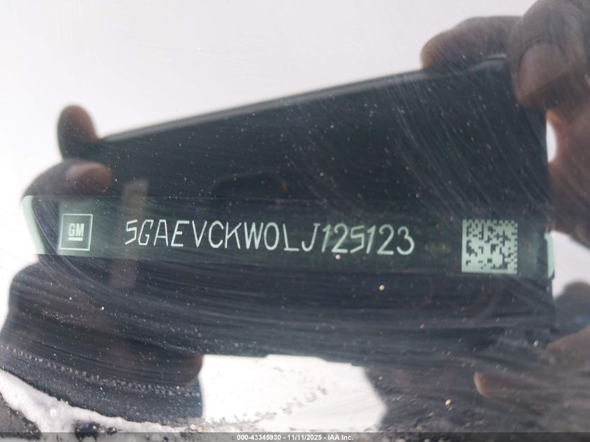 2020 Buick Enclave Awd Avenir VIN: 5GAEVCKW0LJ125123 Lot: 43345930