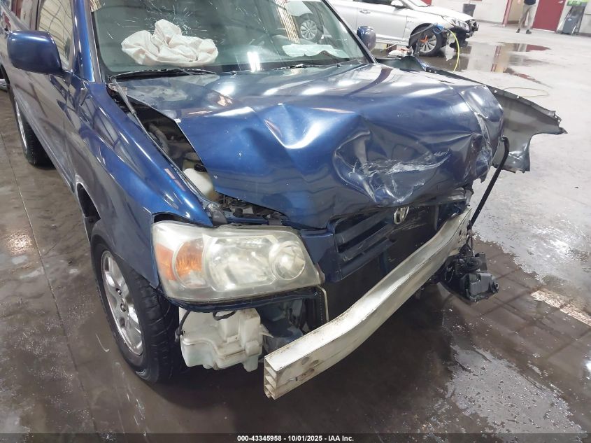 2005 Toyota Highlander VIN: JTEDD21A550131579 Lot: 43345958