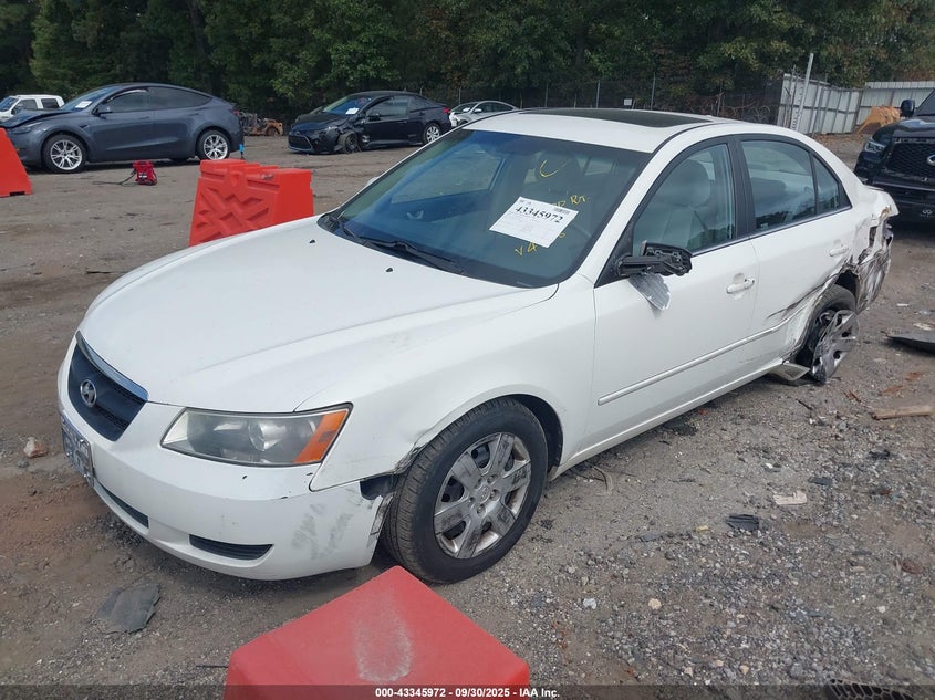 5NPET46C78H394388 2008 HYUNDAI SONATA photo no. 2