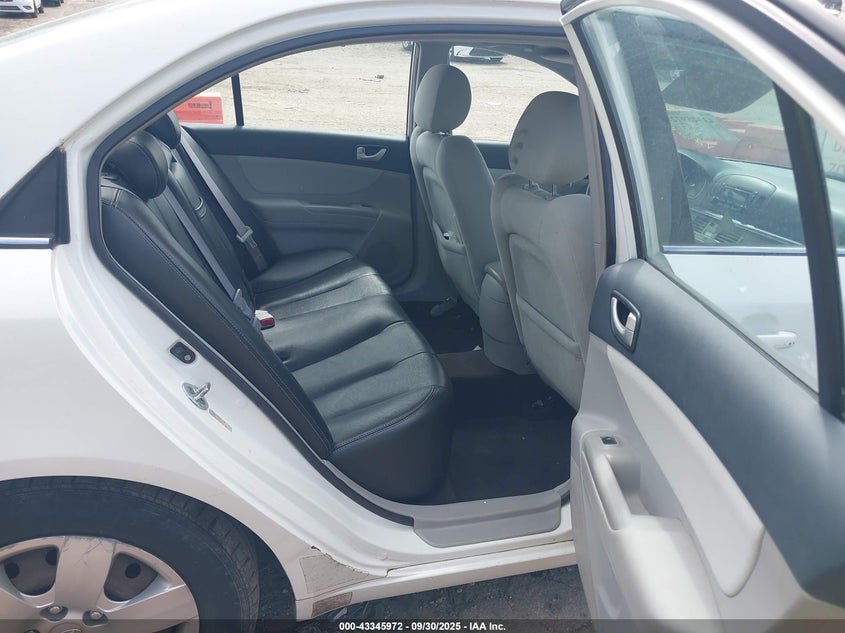 5NPET46C78H394388 2008 HYUNDAI SONATA photo no. 8