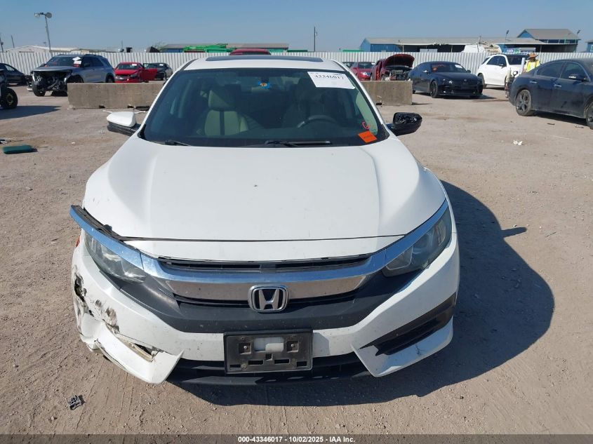 2018 Honda Civic Ex VIN: 19XFC2F76JE039928 Lot: 43346017