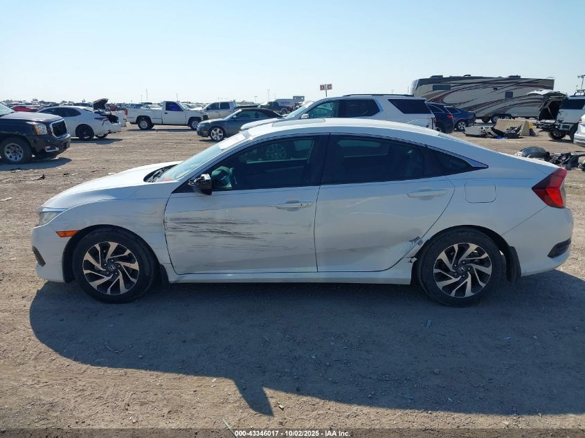 2018 Honda Civic Ex VIN: 19XFC2F76JE039928 Lot: 43346017