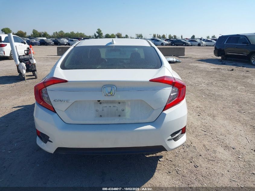 2018 Honda Civic Ex VIN: 19XFC2F76JE039928 Lot: 43346017