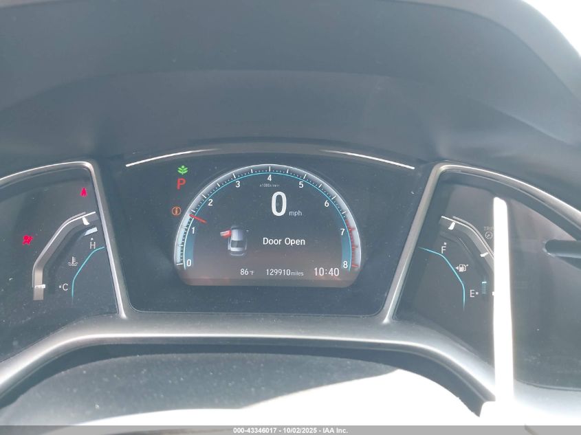 2018 Honda Civic Ex VIN: 19XFC2F76JE039928 Lot: 43346017