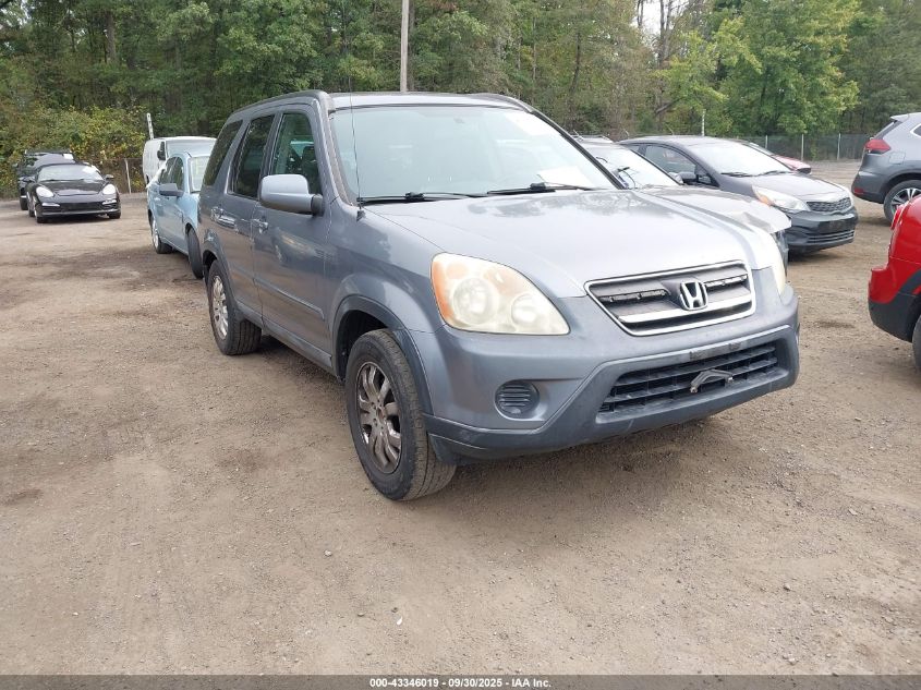 2005 Honda Cr-V Se VIN: SHSRD78905U338538 Lot: 43346019