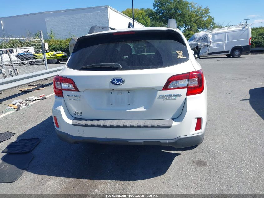 2016 Subaru Outback 2.5I Premium VIN: 4S4BSACC0G3260319 Lot: 43346069