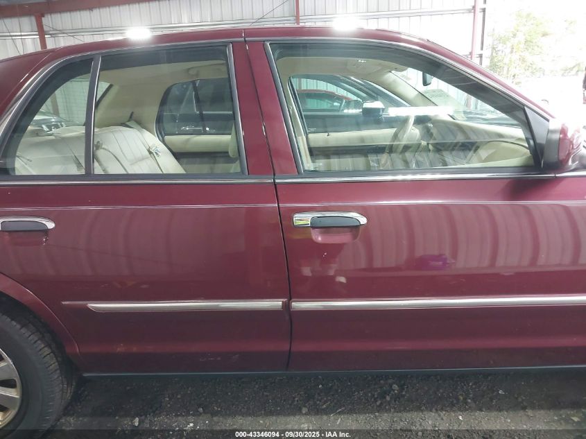 2006 Mercury Grand Marquis Ls VIN: 2MEHM75VX6X622960 Lot: 43346094