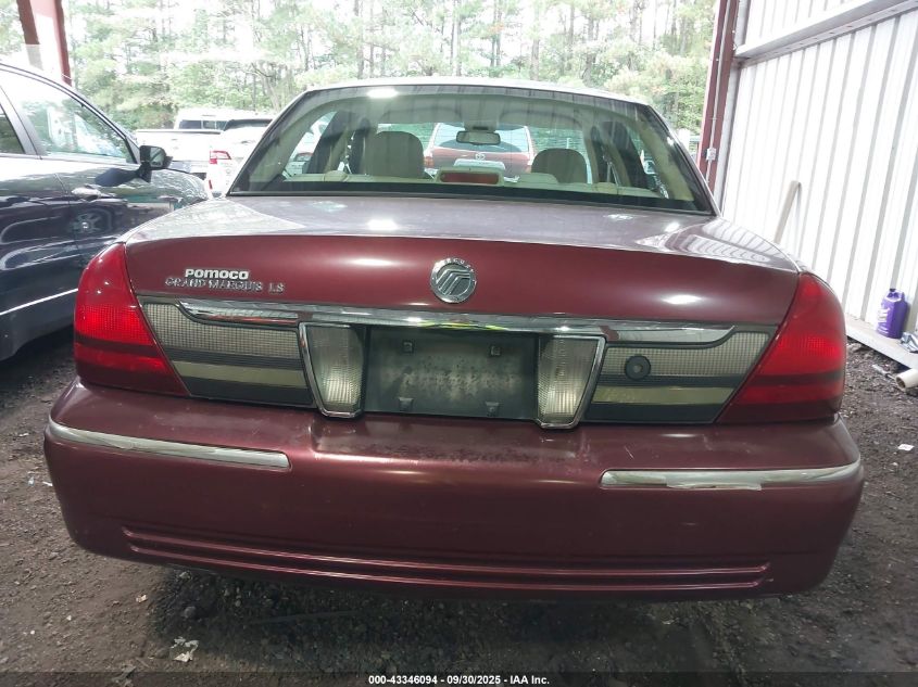 2006 Mercury Grand Marquis Ls VIN: 2MEHM75VX6X622960 Lot: 43346094