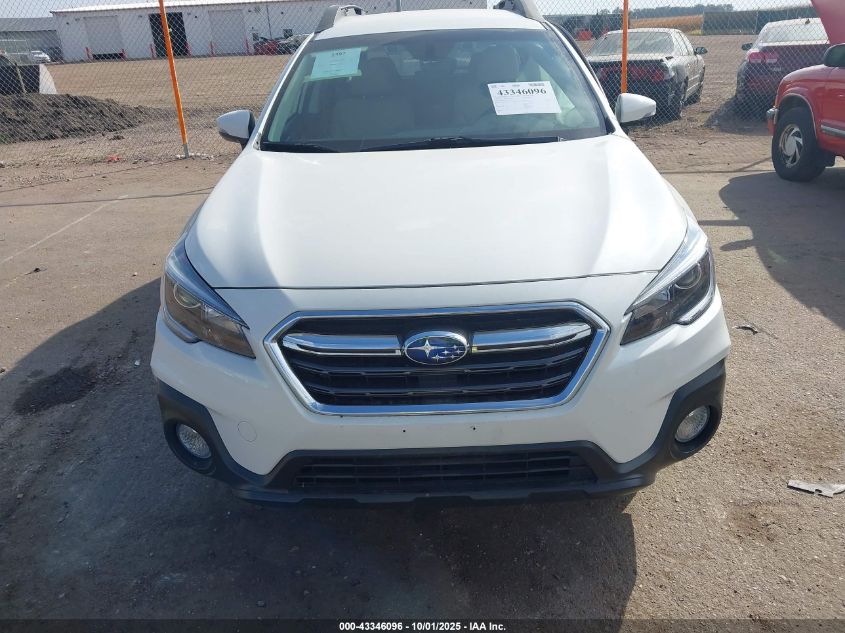 2019 Subaru Outback 2.5I Premium VIN: 4S4BSAFC3K3382693 Lot: 43346096