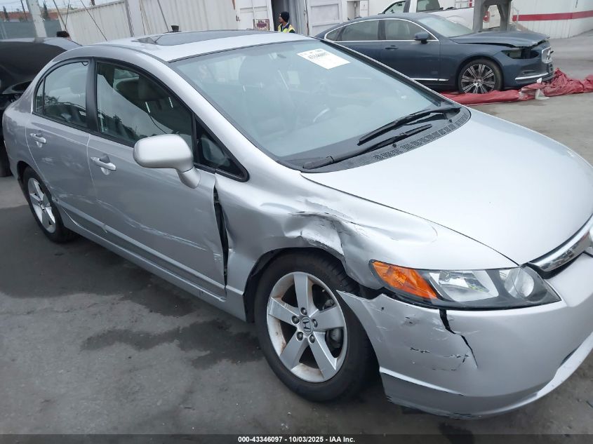 2008 Honda Civic Ex-L VIN: 2HGFA16968H310018 Lot: 43346097