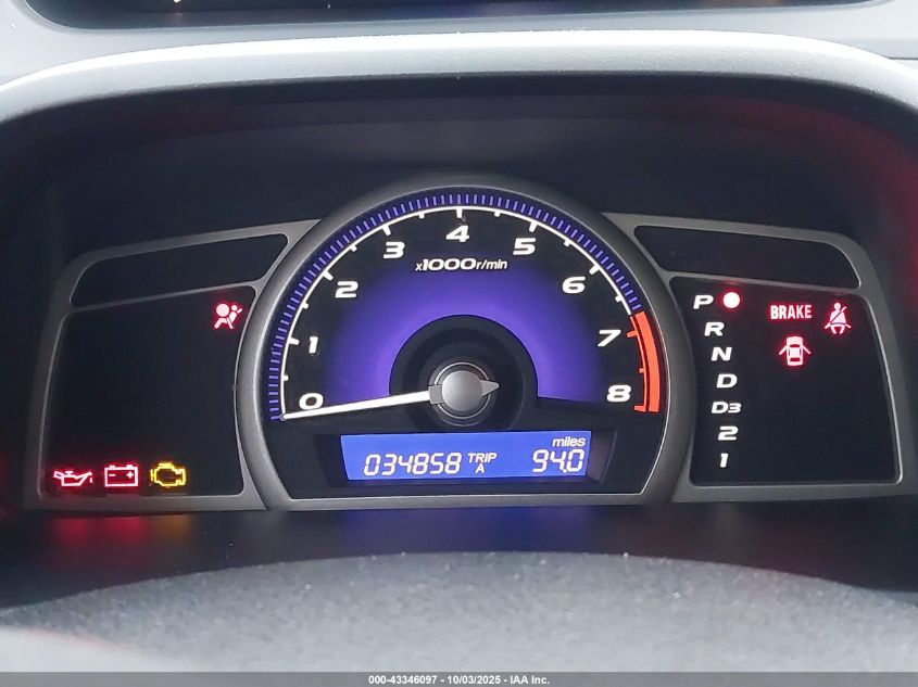 2008 Honda Civic Ex-L VIN: 2HGFA16968H310018 Lot: 43346097