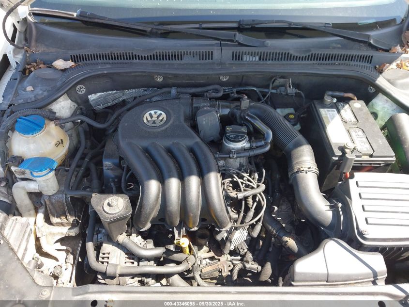 2012 Volkswagen Jetta 2.0L S VIN: 3VW2K7AJ0CM348964 Lot: 43346098