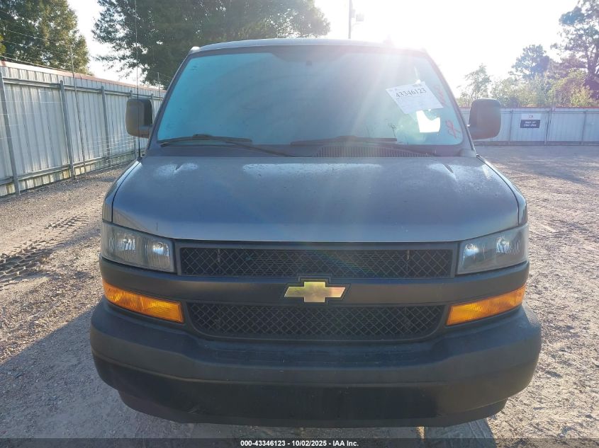 2020 Chevrolet Express Cargo Rwd 2500 Regular Wheelbase Wt VIN: 1GCWGAFP7L1255713 Lot: 43346123