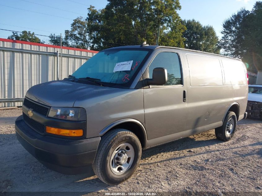 2020 Chevrolet Express Cargo Rwd 2500 Regular Wheelbase Wt VIN: 1GCWGAFP7L1255713 Lot: 43346123