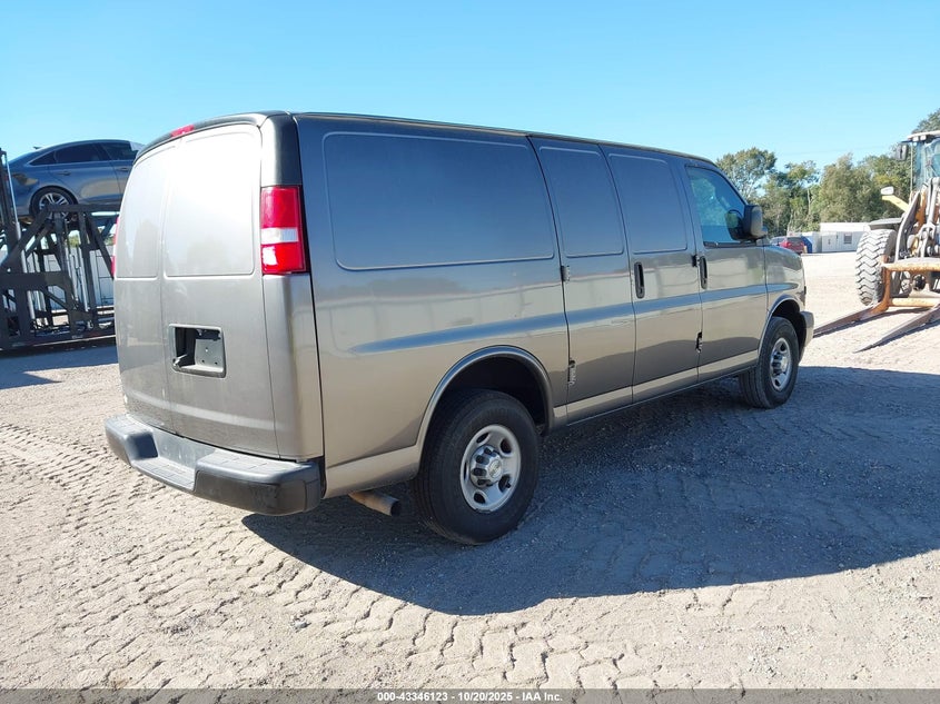 Vin: 1gcwgafp7l1255713, lot: 43840837, chevrolet express cargo rwd 2500 regular wheelbase wt 20204