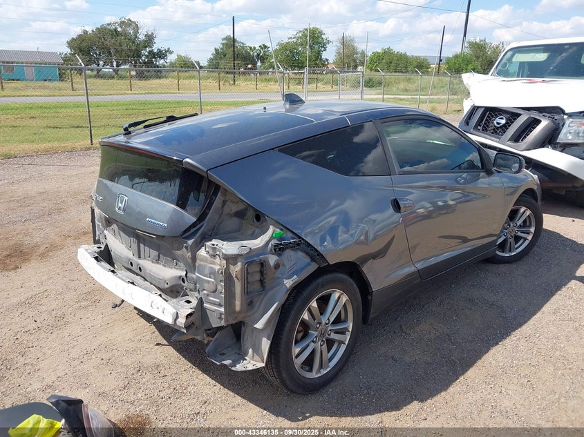 2013 HONDA CR-Z - JHMZF1D43DS001225