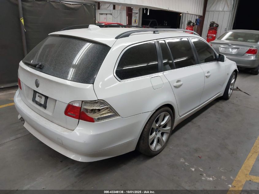 2008 BMW 535Xi VIN: WBAPT73588CX01768 Lot: 43346136