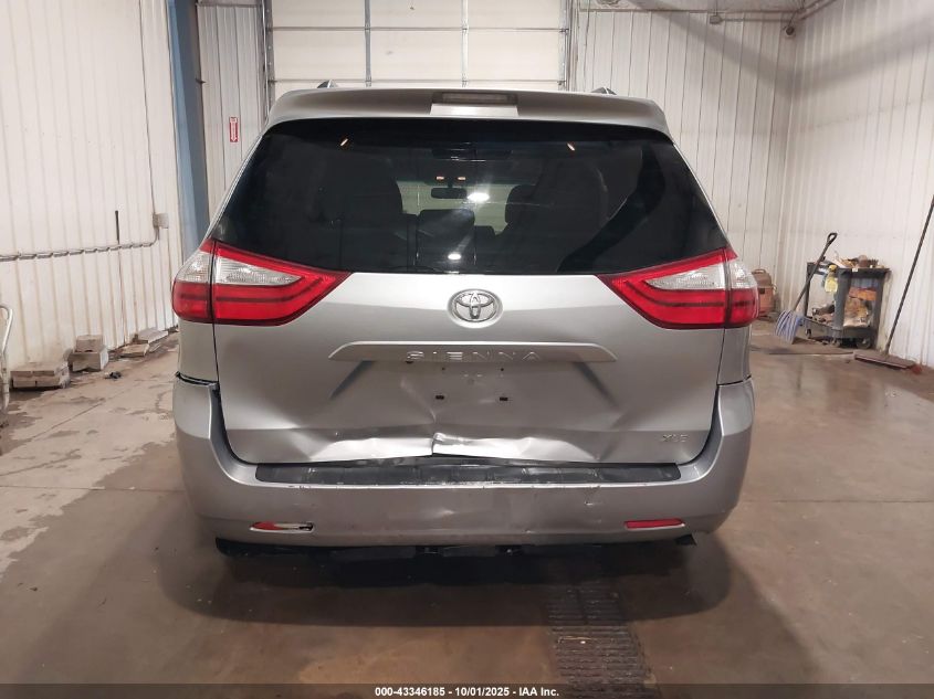 2016 Toyota Sienna Xle 8 Passenger VIN: 5TDYK3DC7GS730188 Lot: 43346185
