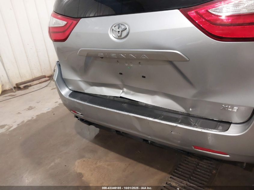 2016 Toyota Sienna Xle 8 Passenger VIN: 5TDYK3DC7GS730188 Lot: 43346185