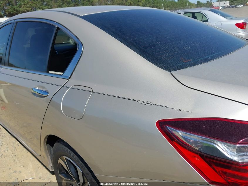 2016 Honda Accord Lx VIN: 1HGCR2F3XGA092885 Lot: 43346193