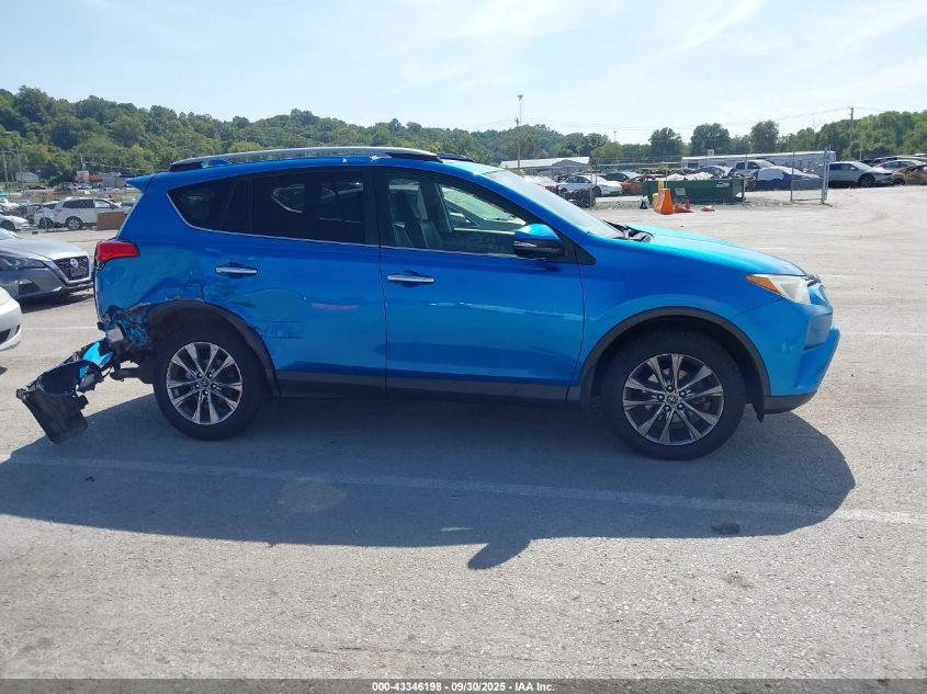 2017 Toyota Rav4 Limited VIN: JTMDFREV8HD206826 Lot: 43346198