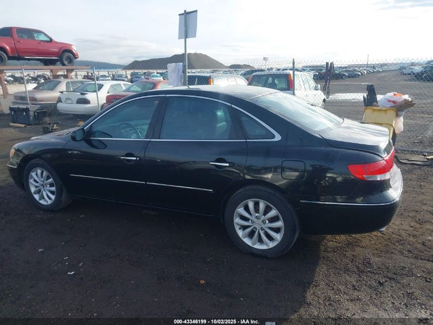 2006 Hyundai Azera Limited/Se VIN: KMHFC46F96A053850 Lot: 43346199