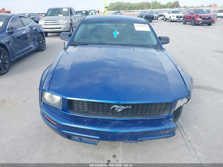 2007 Ford Mustang V6 Deluxe/V6 Premium VIN: 1ZVFT80N275244559 Lot: 43346214